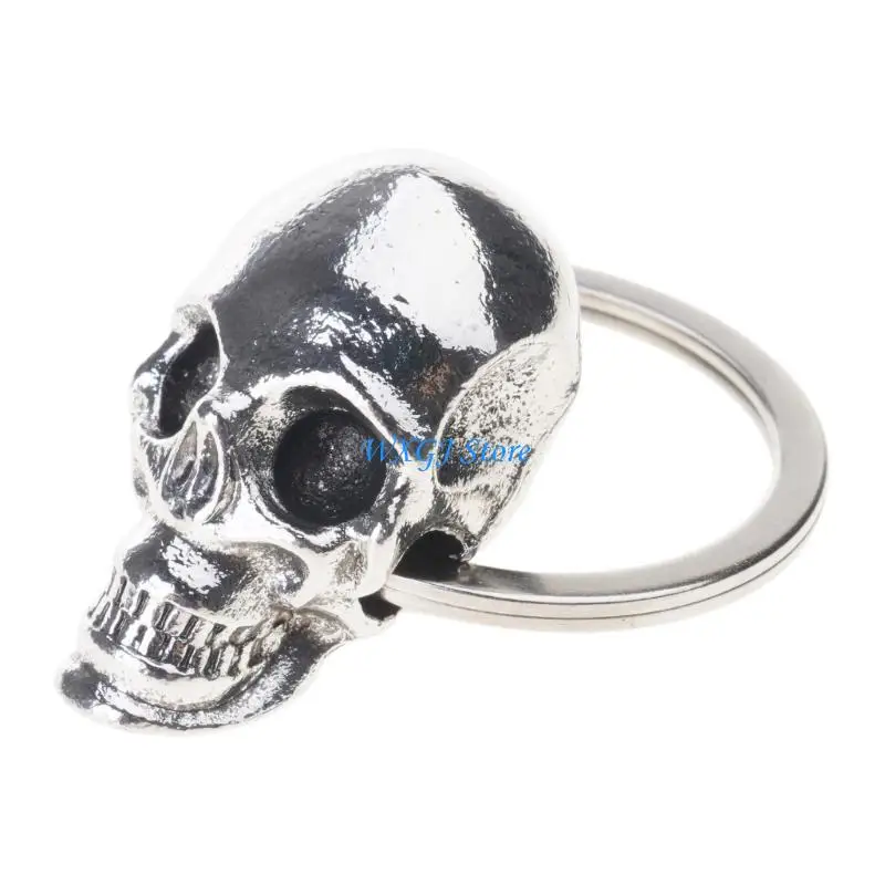 

37JE Decorative Skeletons Head Key Piece Key Accessory for Car & Motorcycles Clubs