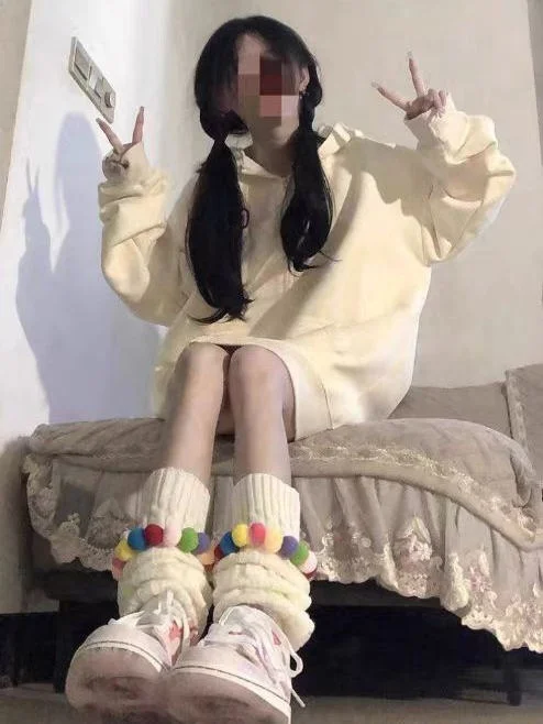 Kit  Print Loose Hooded Zipper Sweatirt Women's Open Cardigan Sweet New Sle INS Outerwear Autumn Winter Trend Brand