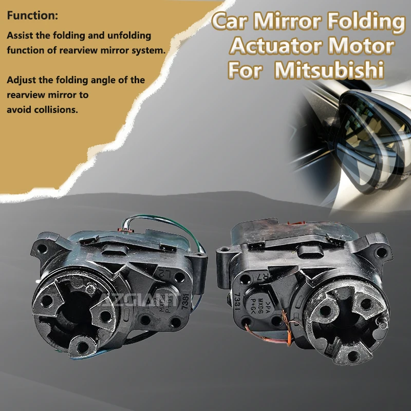

For Mitsubishi ASX 2010-2013/Forte MK4 2005-2014/Pajero Sport 2015-2019 Car Rearview mirror folding inner motor ABS plastic kit