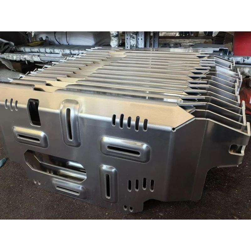 Wear-Resistant Alu-Mag Alloy Armor Excellent Thermal Conductivity Secure-Fit Chassis Structure Offroad Bottom Reinforcement Guar