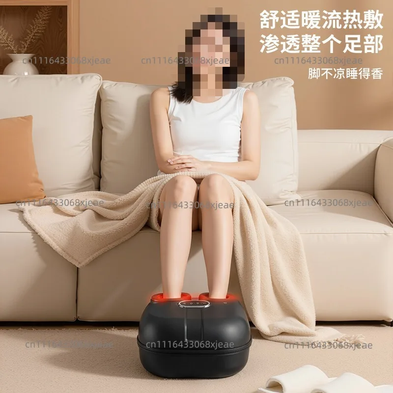 Automatic kneading press sole foot airbag press massage roller hot compress foot massager
