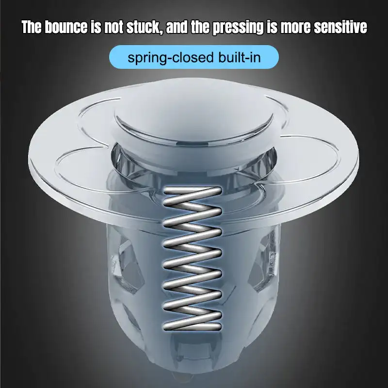 Universal Waschbecken Wasser Kopf Undicht Stopper Pop Up Waschbecken Stopper Bounce Becken Drain Filter Haar Catcher Bad Stopper