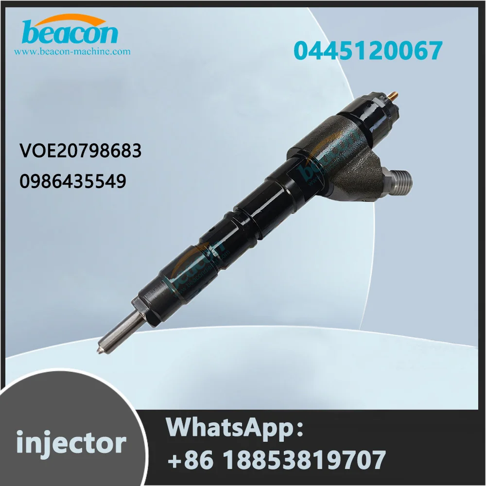 Beacon 0445120067 Common rail injector 0986435549 for D6E engine Volvo excavator