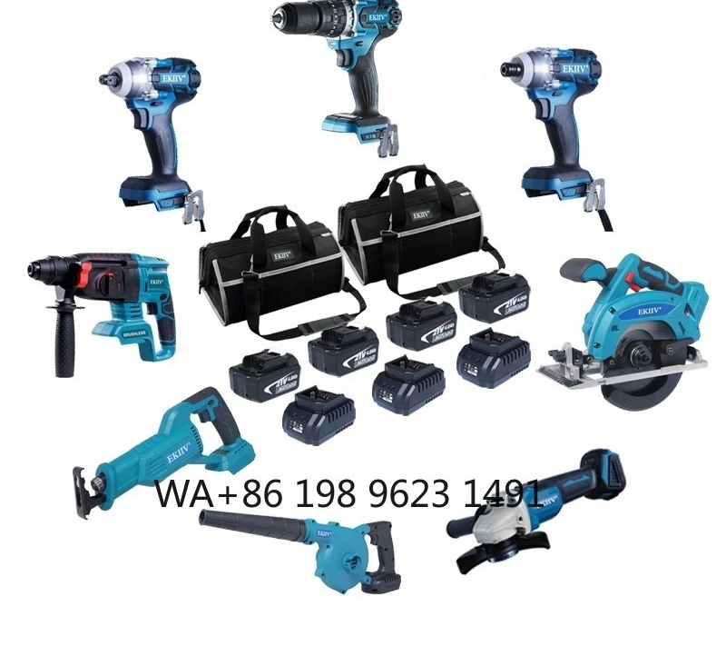 Heavy duty hydraulictool series, multi-purpose cordless tool kit, durable lithium-ion electric screwdriver, ideal formechanical