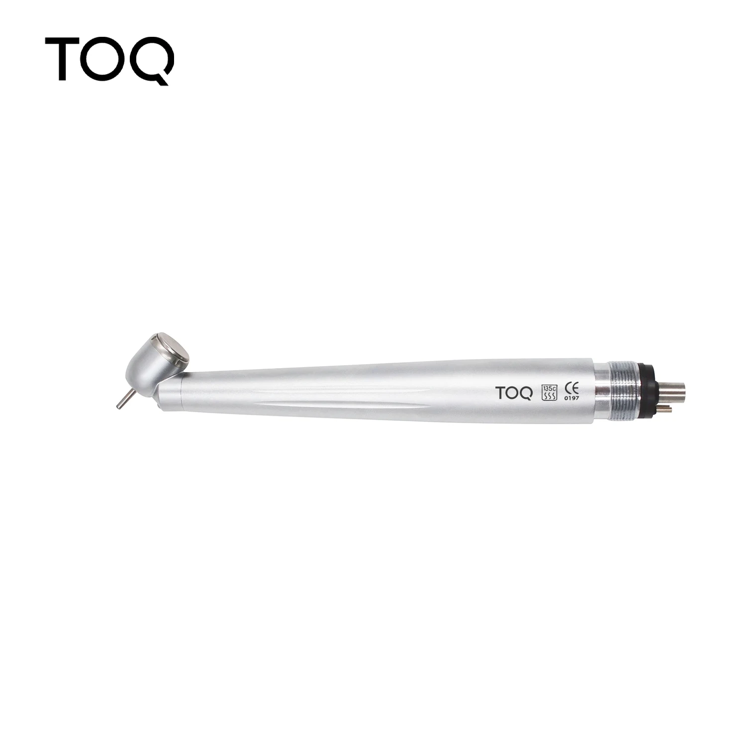 Dental 45 Degree LED High Speed Handpiece E-generator Integrated Small Head Push Button Handpiece Single Water Spray
