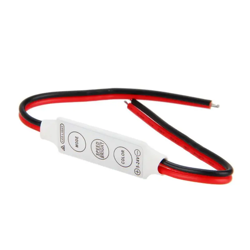 Módulo de Control con cable de 5x12V, con Flash estroboscópico para coche o Hogar, tira/bombillas LED