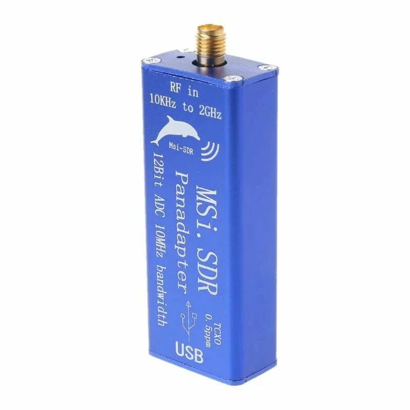 MSI-SDR 10kHz To 2GHz Panadapter SDR Receiver TCXO 0.5ppm 12-bit ADC HF UHF VHF FM  Compatible with RSP1