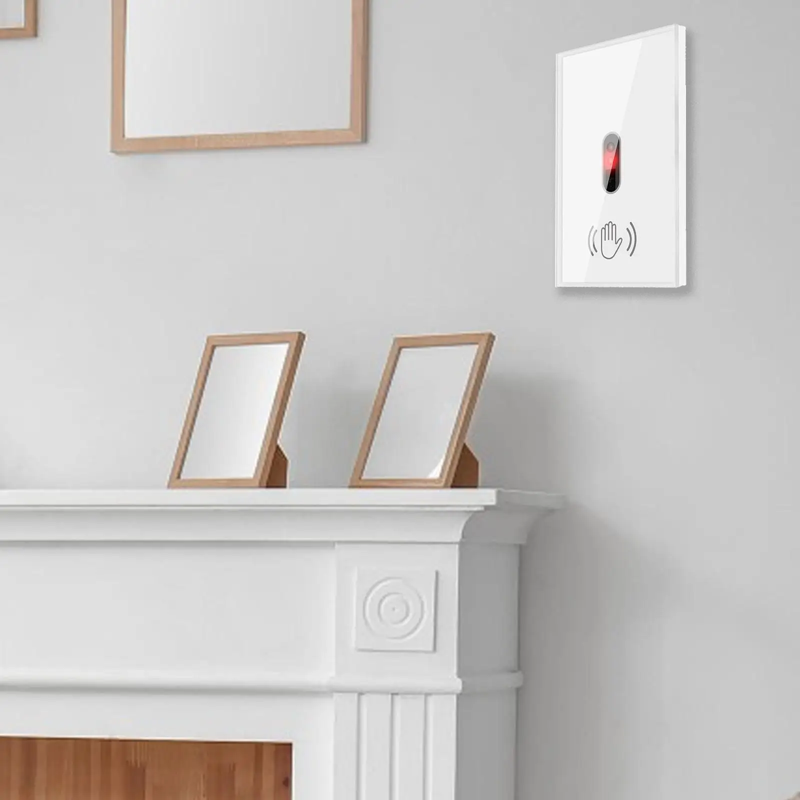 Motion Sensor Light Switch, WiFi Smart Standard Bathroom Non Touch Infrared Motion Activated Wall Switch, 110 V 10A US Standard