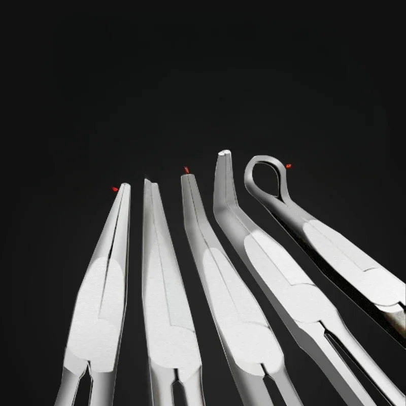 1 conjunto de alicates de nariz longo multiuso de 16 polegadas Alicate de nariz de agulha reta curvado de 25 / 45 graus