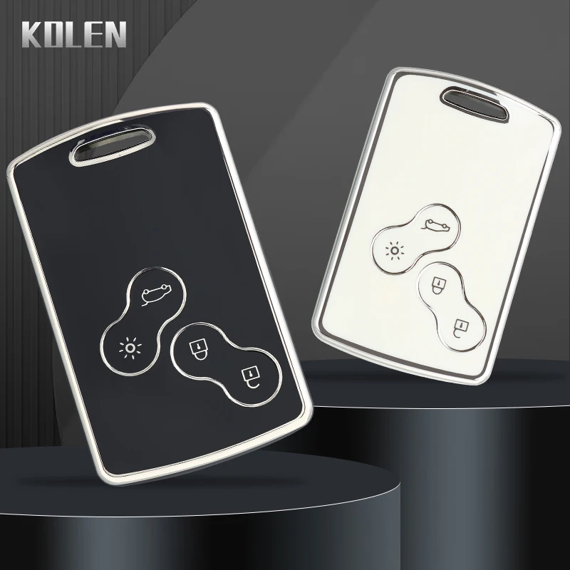 

Модный чехол для автомобильного ключа, чехол для Renault Duster Captur Clio Logan Megane Koleos Scenic Nema Fluence Zoe Fob, аксессуары для сумок