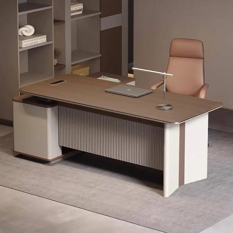 Durable Luxury Boss Desk For Manager CEO Wood Modern Design Office Use For Schools Boss Table