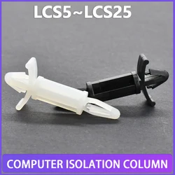 Black/White Computer Isolation Column Reverse Locking Circuit Board Bracket PC Motherboard Spacer Double-Head Standoffs LCS-5~25