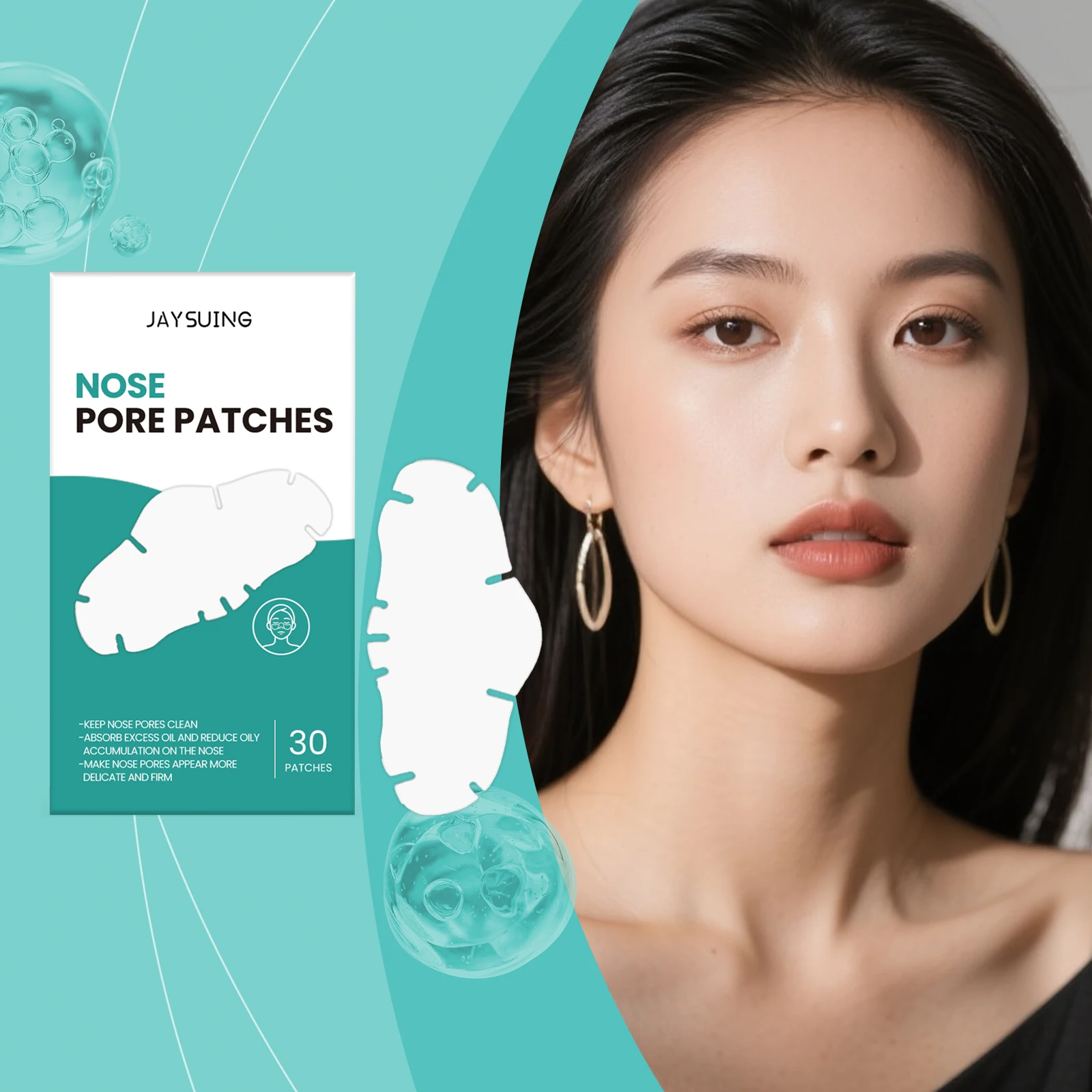 

Salicylic Acid Clean Nose Patch Reduce Blackheads Prevent Pore Blockage Soothe Skin Remove Dirt Gentle Oil Control Nose Patches