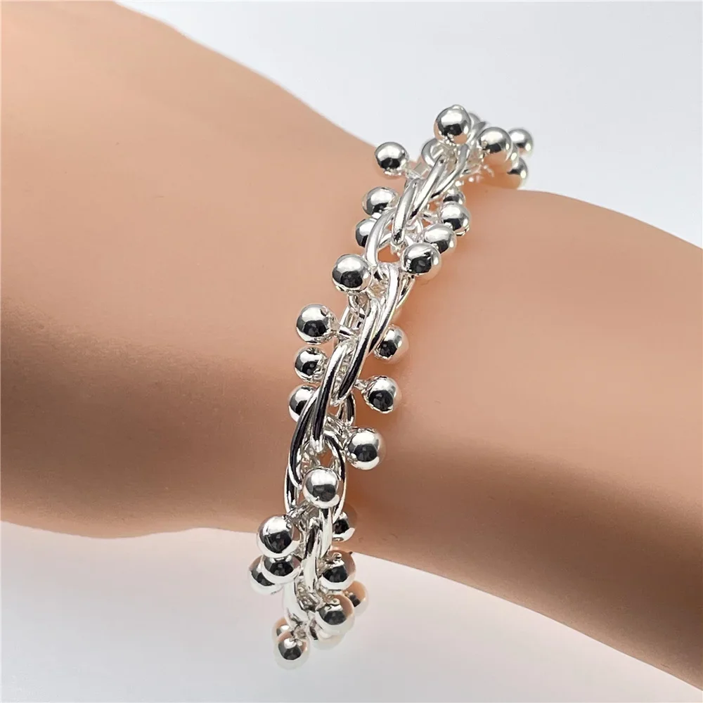 SAIYE Andara Wholesale 925 Silver Bracelet Elegant Chain High Quality Jewelry For Men&Women Christmas Gifts