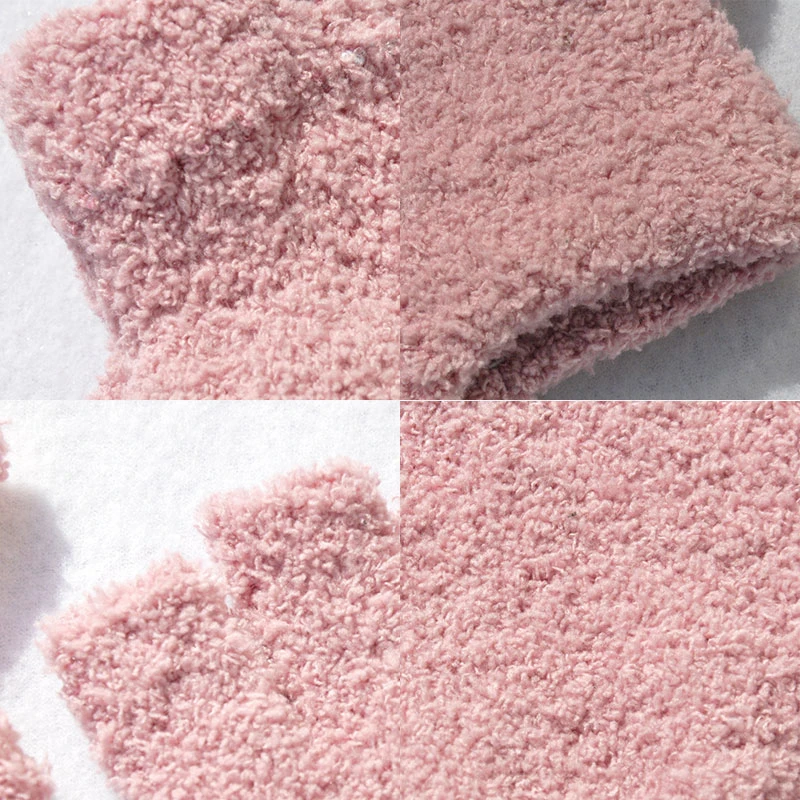 Pluche Vingerloze Handschoenen Vrouwelijke Winter Mitten Zachte Warme Student Vrouwen Handschoenen Outdoor Schrijven Handschoenen Verdikte Koude