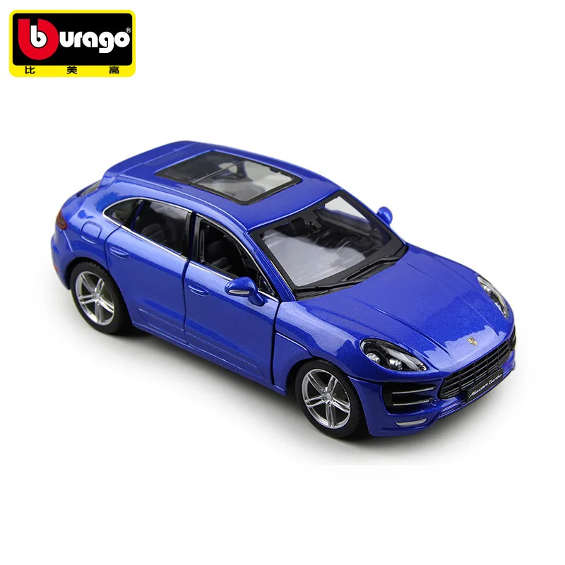 Bburago 1:24 Porsche Macan Alloy Car Model Ornament Metal Car Model Toys Collection Boy Gift