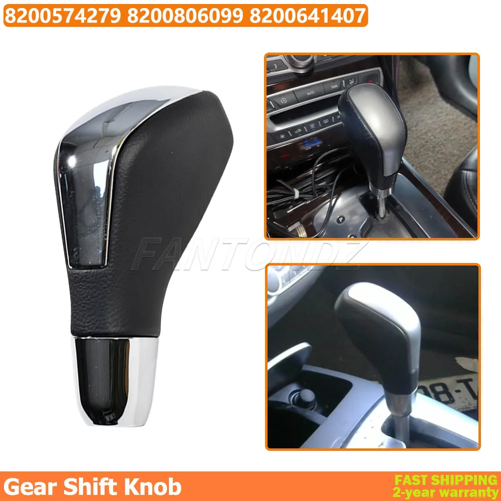 8200574279 For Renault Fluence Megane 3 Laguna 3 Latitude Automatic Transmission 6 Forward Gear Shift Knob 8200806099 8200641407