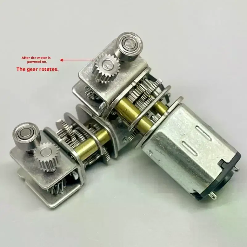 

1Pcs DC 3V 5V 6V 120RPM Right Angle Output Mini N20 Turbo Worm Full Metal Gearbox Gear Motor For 3D Printing Pinter Pen