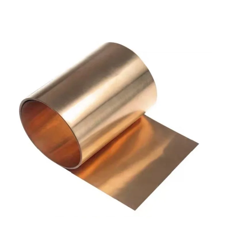 Flat Copper Coil C17200 Beryllium Copper Strip C11000 Rolled Copper Foil