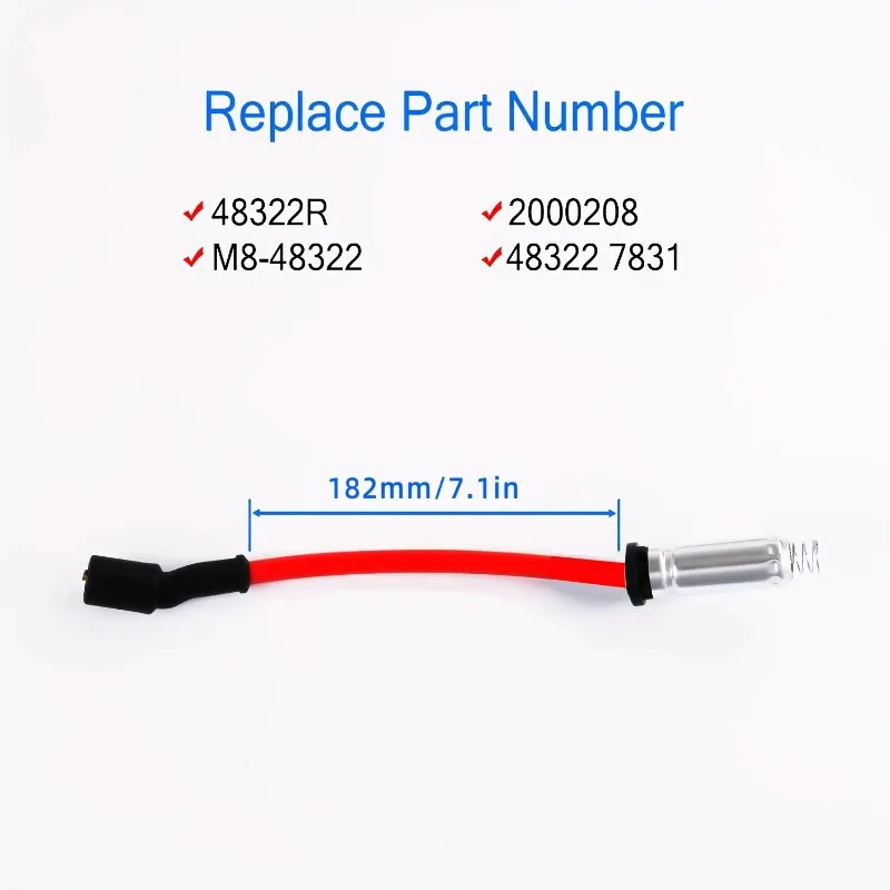 8Pcs High Performance Spark Plug Wires Compatible with Chevrolet Chevy GMC Cadillac Isuzu Express Silverado Suburban Sierra etc