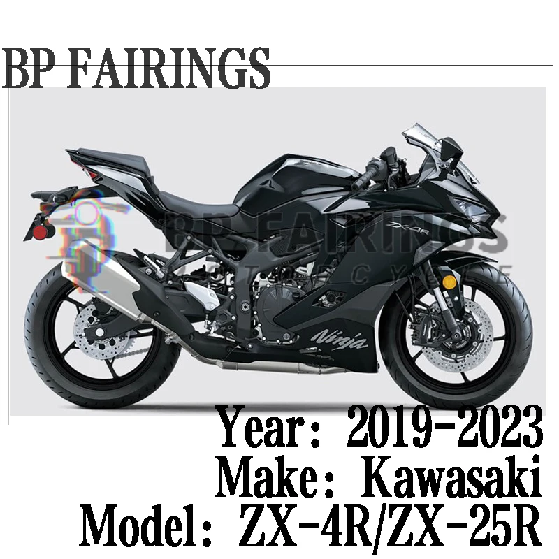 

Для KAWASAKI Ninja ZX-4R ZX-25R 2019-2023 комплект кузова ZX-4RR 2019 2020 2021 2022 2023 обтекатели для мотоциклов с ABS впрыском