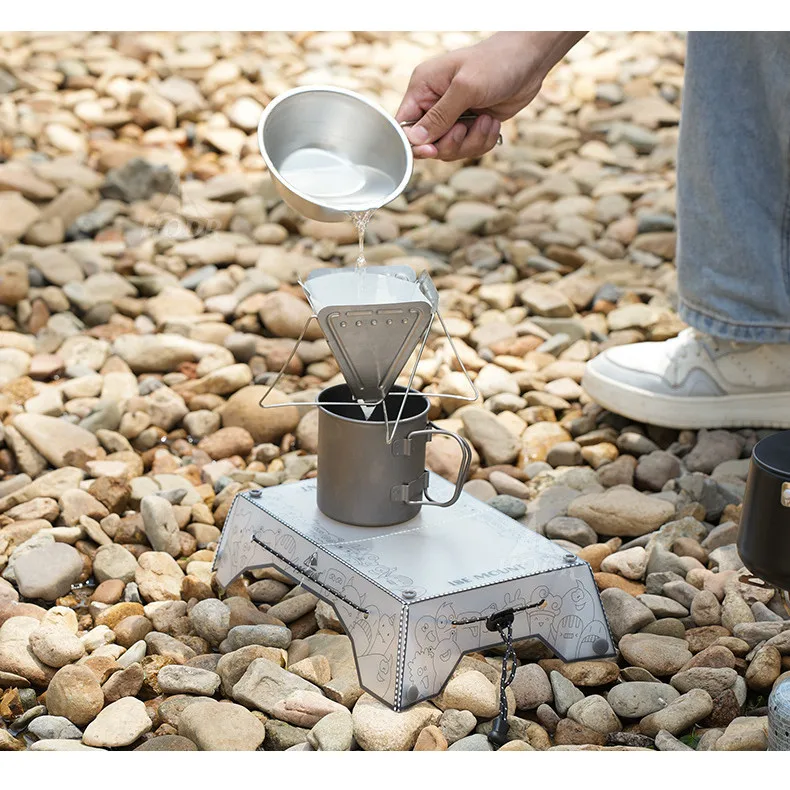 1PC Ultralight Folding Mini Table Small Folding PP Camp Table Tray 97 G Portable for Camping Hiking Equipment Gear Outdoor Tools