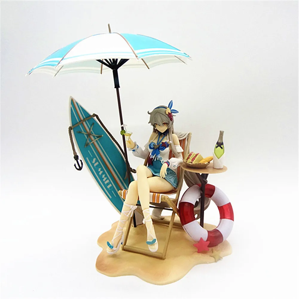 25cm Honkai Impact 3 Anime Figure Kiana Kaslana Spirit of The Fountain Beautiful Girl Collect Decorat Pvc Model Doll Gift Toys