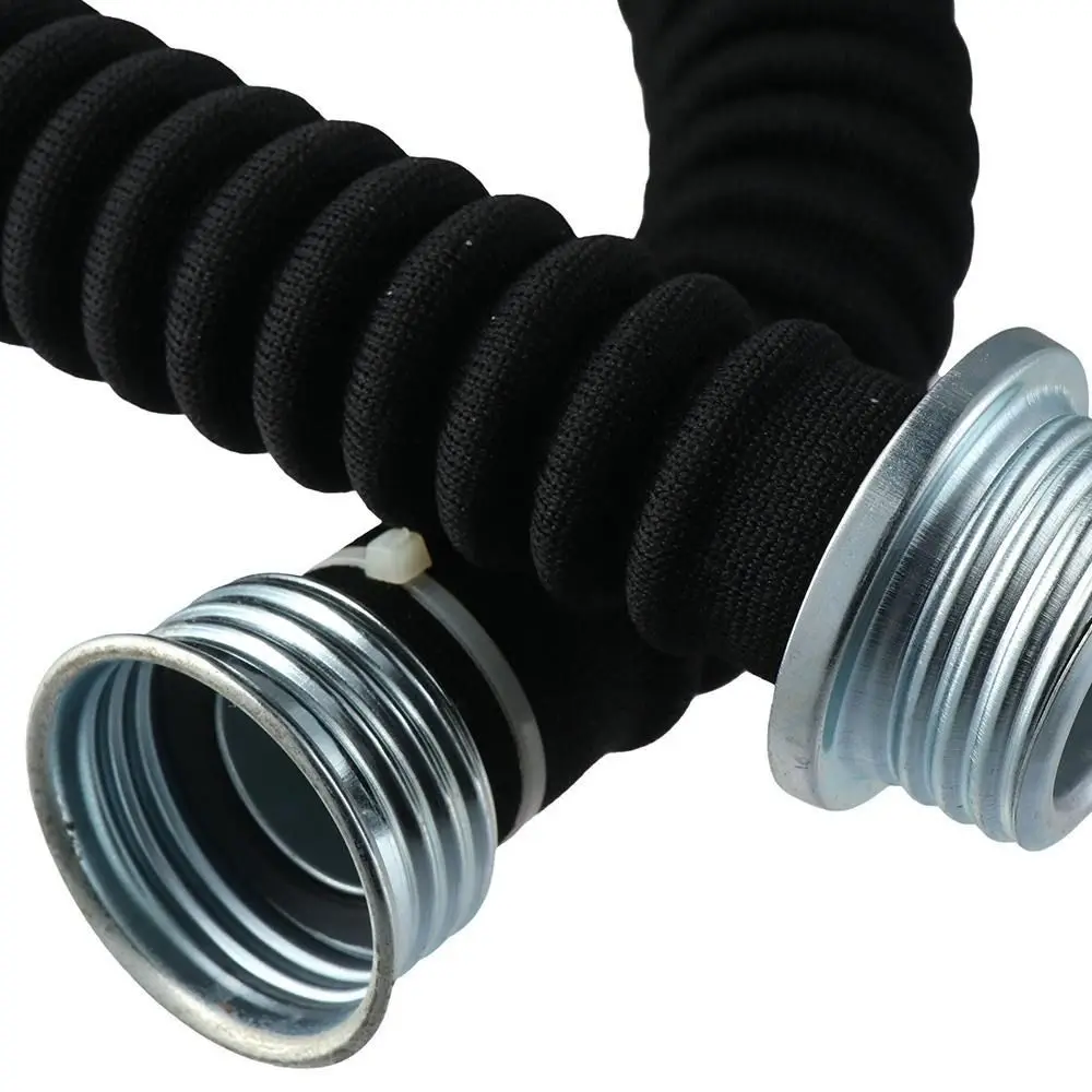 0.5m/1m Gas Mask Connection Pipe Black Accessories Respirator Airway Tube Bendable Filtering Canister Rubber Hose Universal