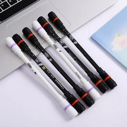 1Pcs 19.5Cm Creatieve Gel Pen Spinning Non Slip Coated Spinning Pen Anti-Slip Willekeurige Rolling Pen Kantoor briefpapier Kids Speelgoed