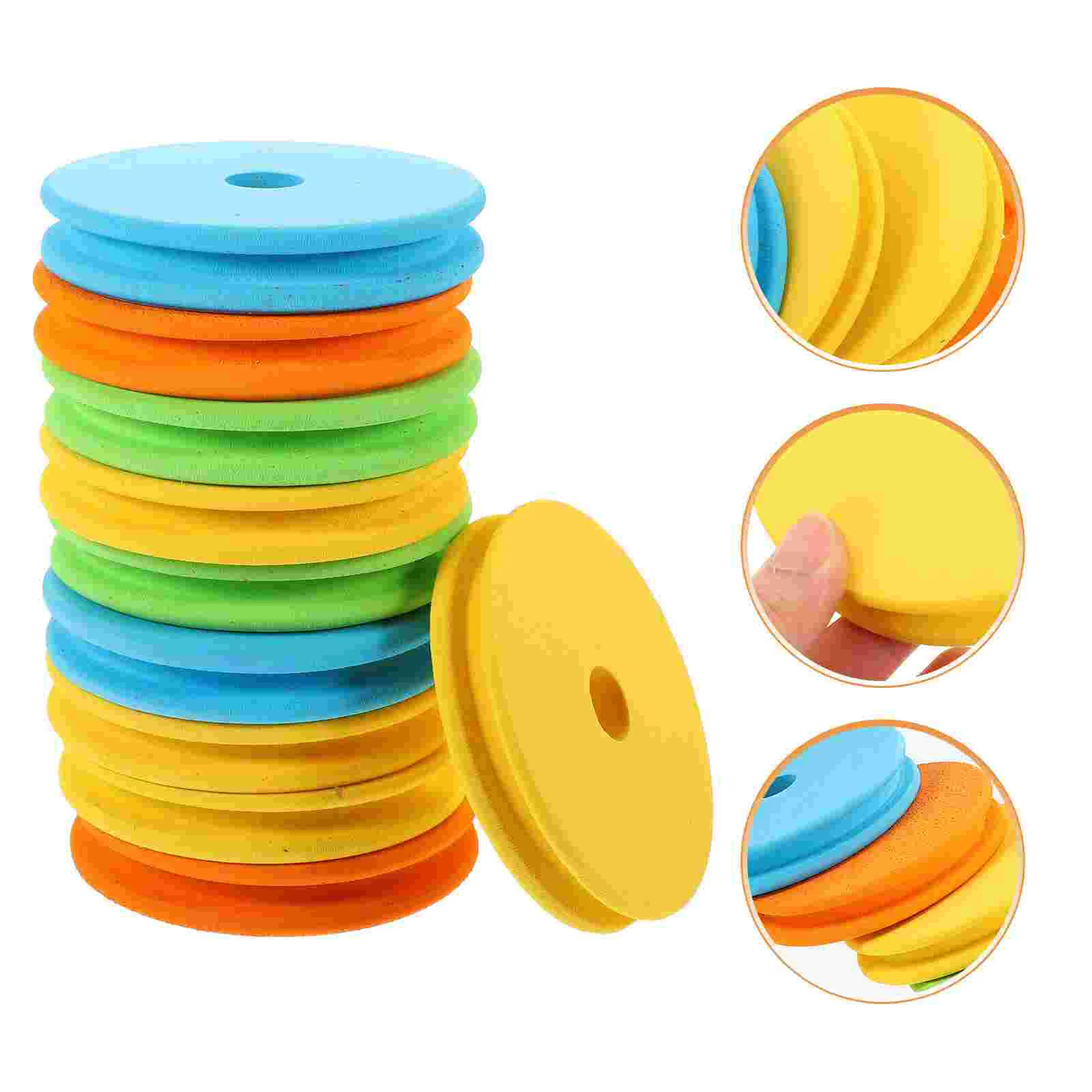 

10PCS 395 Inch Large Size Fishing Line Coil Bobbin Fishing Line Holder(Random Color) line spool fishing line spool