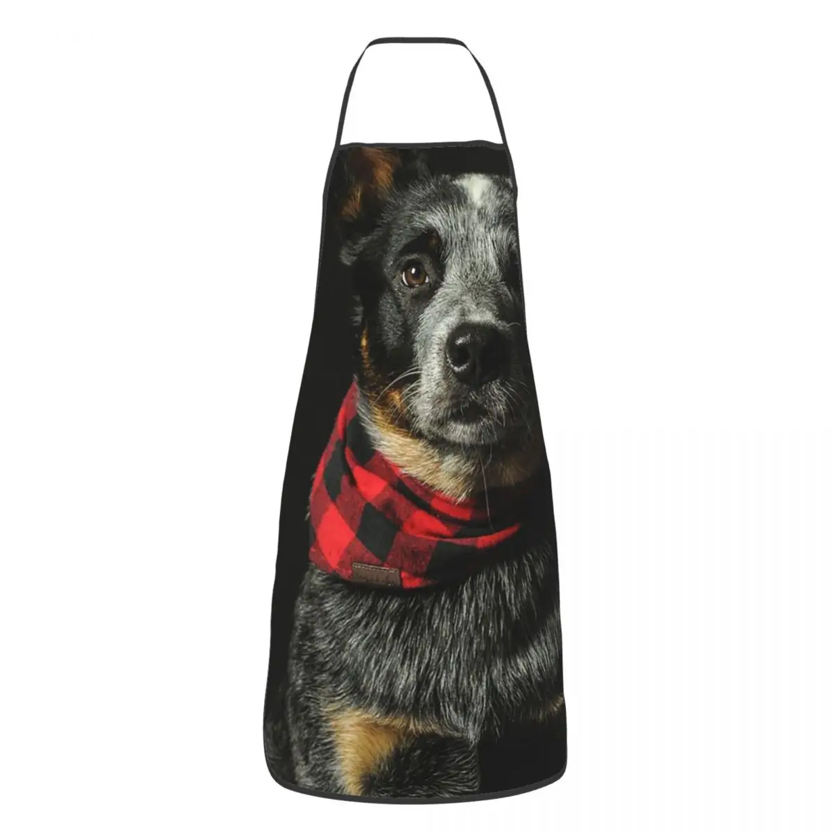 Australian Cattle Dog Aprons Chef Cooking Tablier Sleeveless Bib Kitchen Cleaning Pinafore for Women Men Gardening