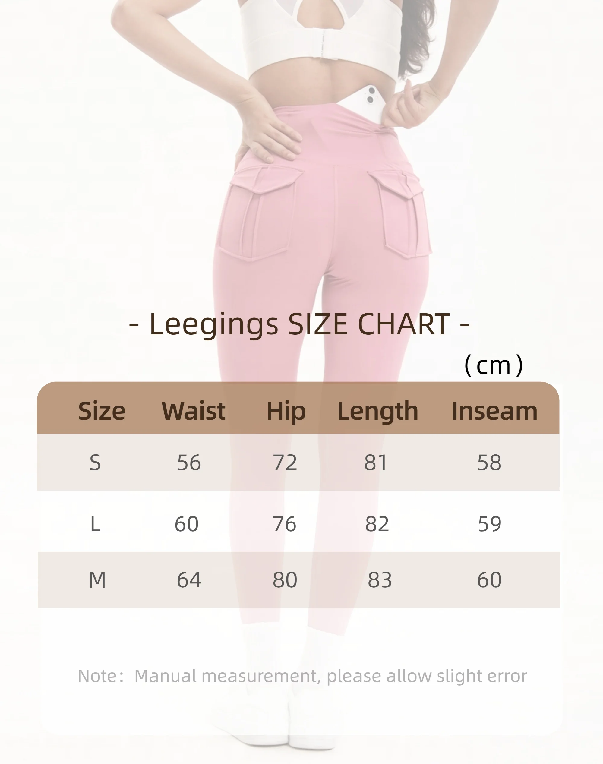 Cargo Wind Fitness Pants Women With Pocket Sports Leggings Stretch High Waist Peach Hip Yoga Pants Long Pants To Wear