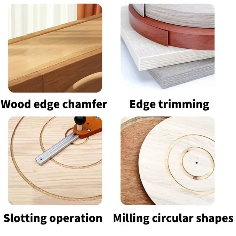 مجموعة دليل الدائرة، قاطع الدائرة، شطب الرقصة، تشذيب الحواف، الشق، الطحن الدائري