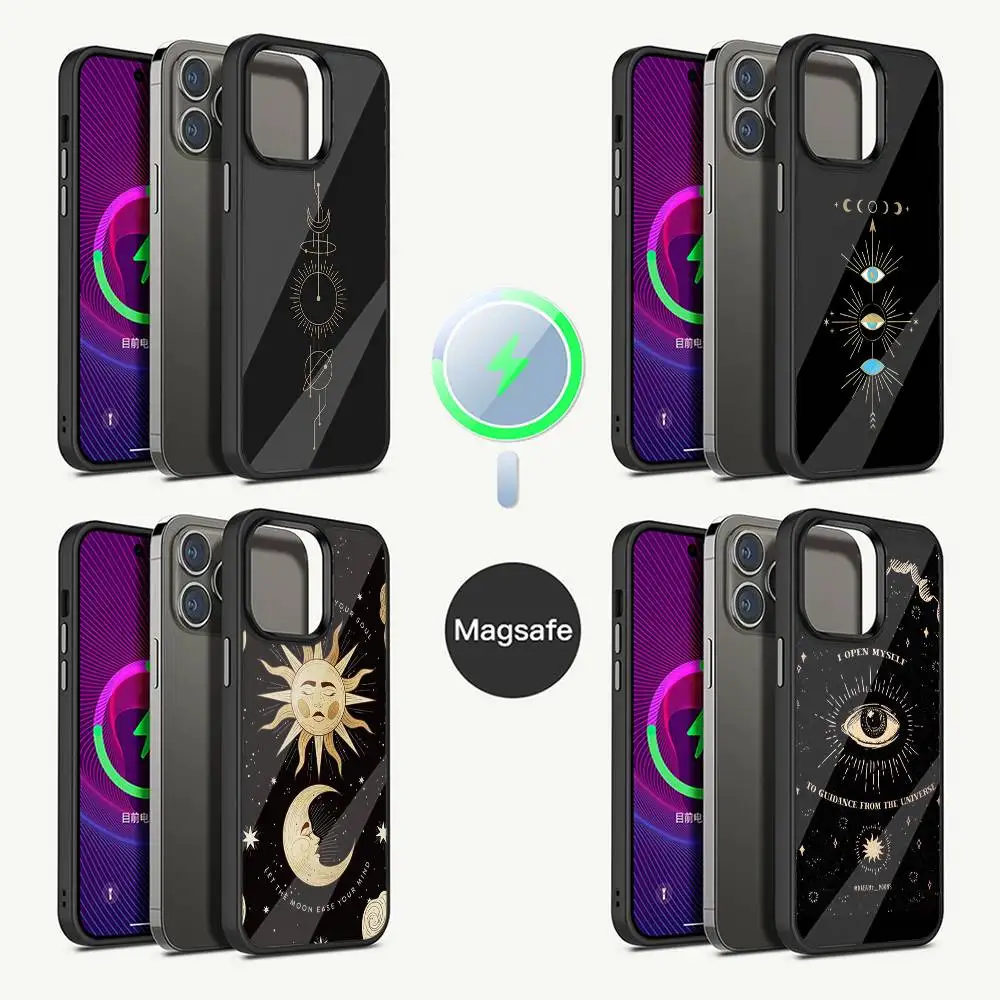 

Witches Moon Tarot Mystery Phone Case For iPhone 16,15,14,13,12,11,Pro,Max,Plus,Mini,Magsafe,Magnetic Wireless Charging Case