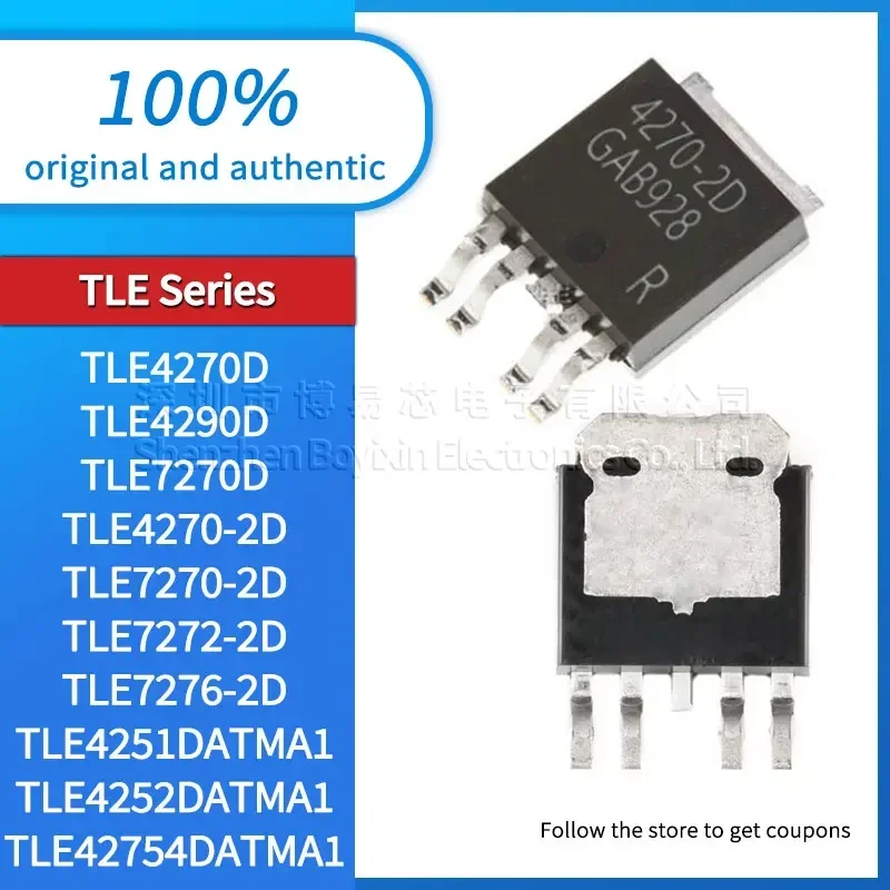 오리지널 TLE4270-2D TLE7270 TLE7272 TLE7276 TLE4270D TLE4290D TLE7270D TLE4251DATMA1 TLE4252DATMA1 TLE42754DATMA1