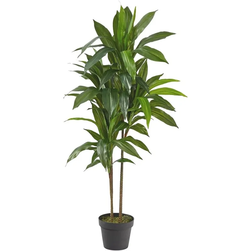

48in. Dracaena Artificial Plant with Green Real Touch Leaves - Lifelike Indoor Décor