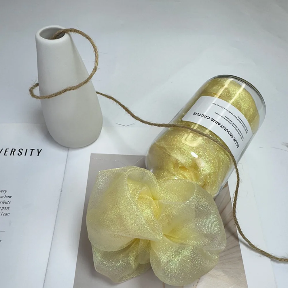 

Креативная красочная лазерная ткань из органзы 100*150 см, градиентная цветная ткань, шелковый материал «сделай сам», сценический фон