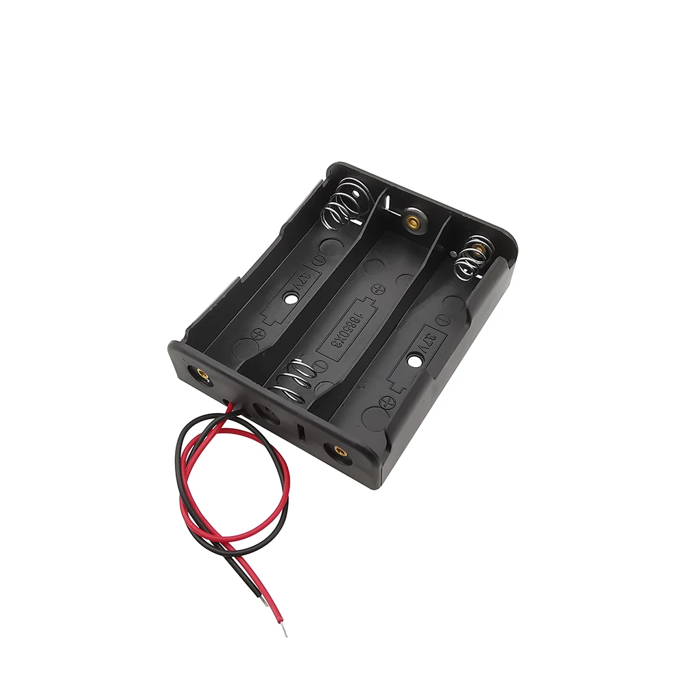 1/5Pcs 18650 Power Bank Cases 1X 2X 3X 4X 18650 Battery Holder Storage Box Case 1 2 3 4 Slot Batteries Container With Wire Lead