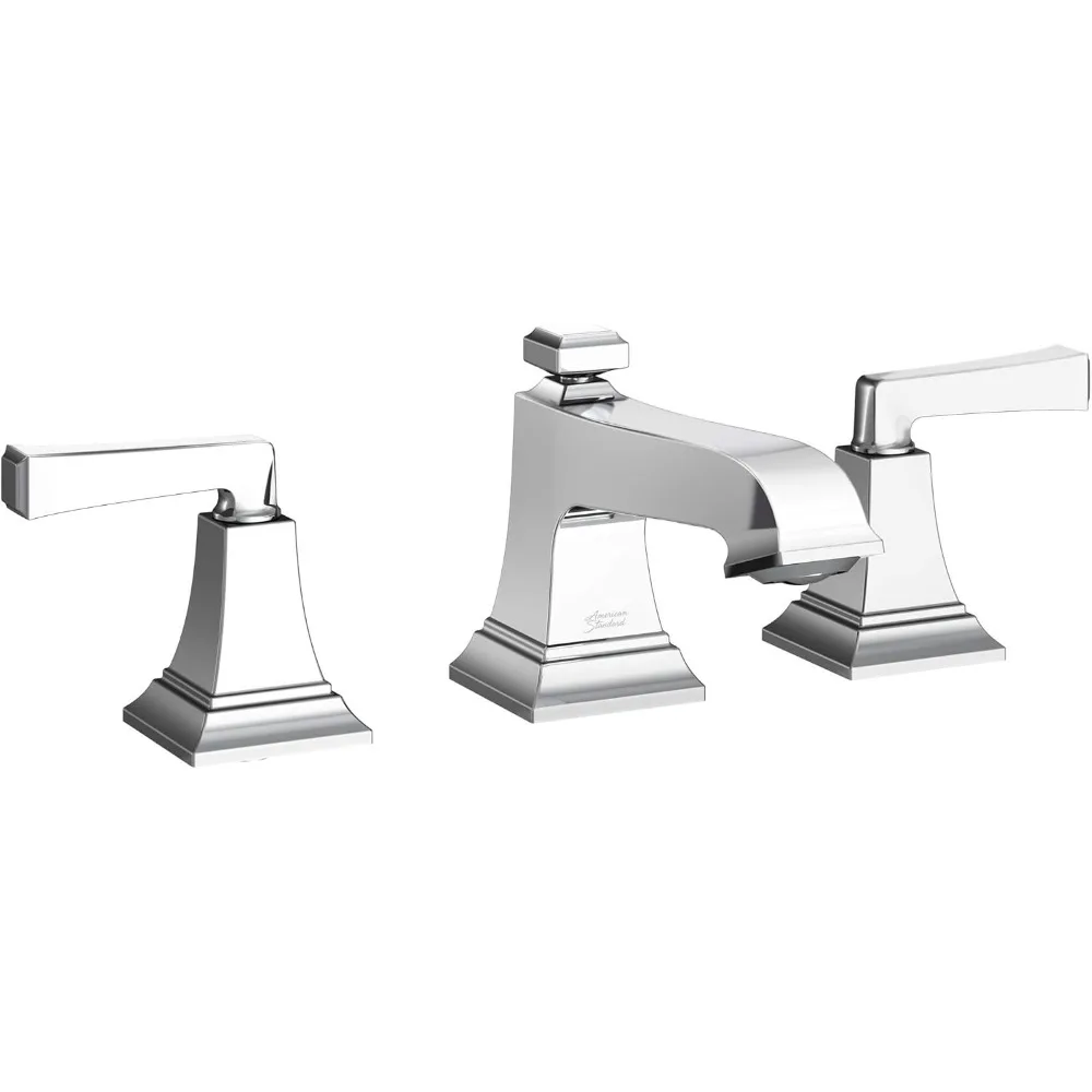 

Bathroom Faucet Widespread Faucet with 1.2 GPM, Polished Chrome, Bathroom Faucet