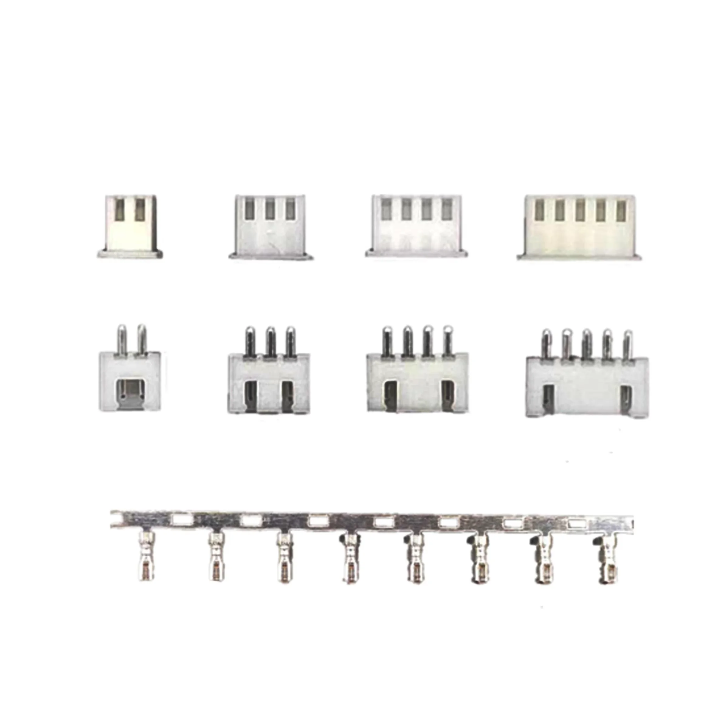 230PCS XH2.54 2p 3p 4p 5pin 2.54mm Pitch Terminal Kit / Housing / Pin Header JST Connector Wire Connectors Adaptor XH DIY Kits