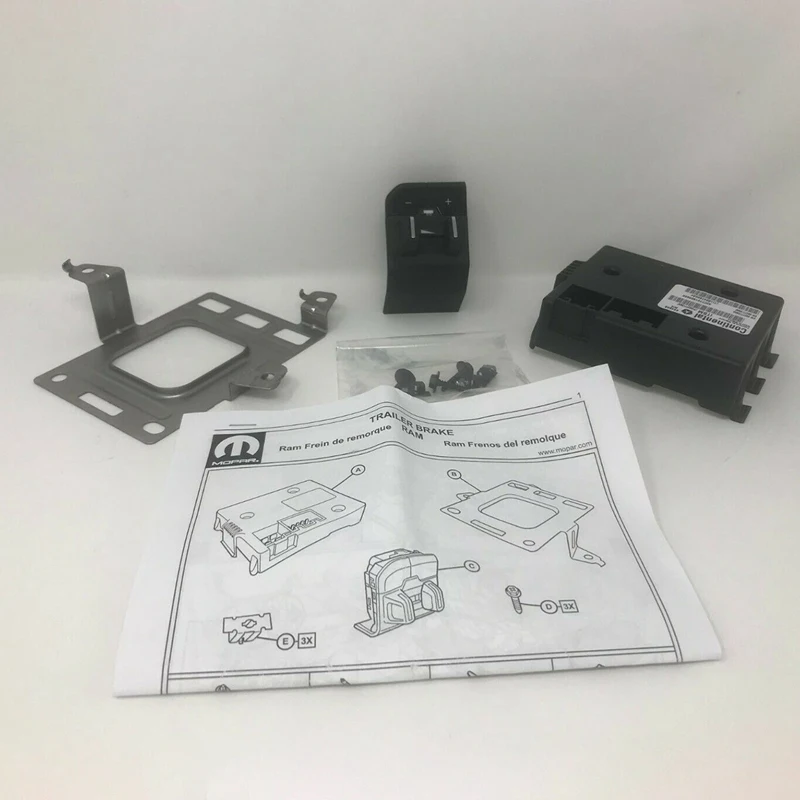 Modulo di controllo del freno del rimorchio integrato muslimex con interruttore per Dodge Ram 1500 DT 2019 2020 2021