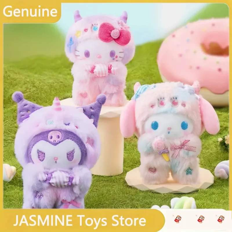 

Genuine Sanrio Candy Monster Series Hello Kitty Velvet Plush Pendant Decoration Collection Cute Doll Toy Girl Birthday Gift