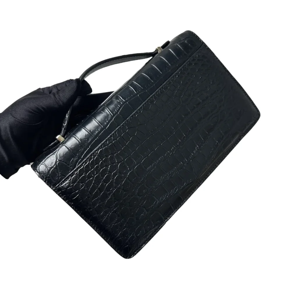 Authentic crocodile leather women's small flap bag real crocodile leather women's handbag single-shoulder cross-body bag