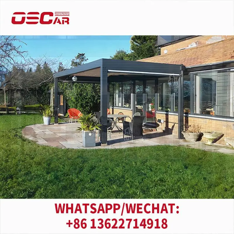 

Outdoor Motorized Manual Aluminum 16X16 Pergola for Garden Patio Backyard pergola