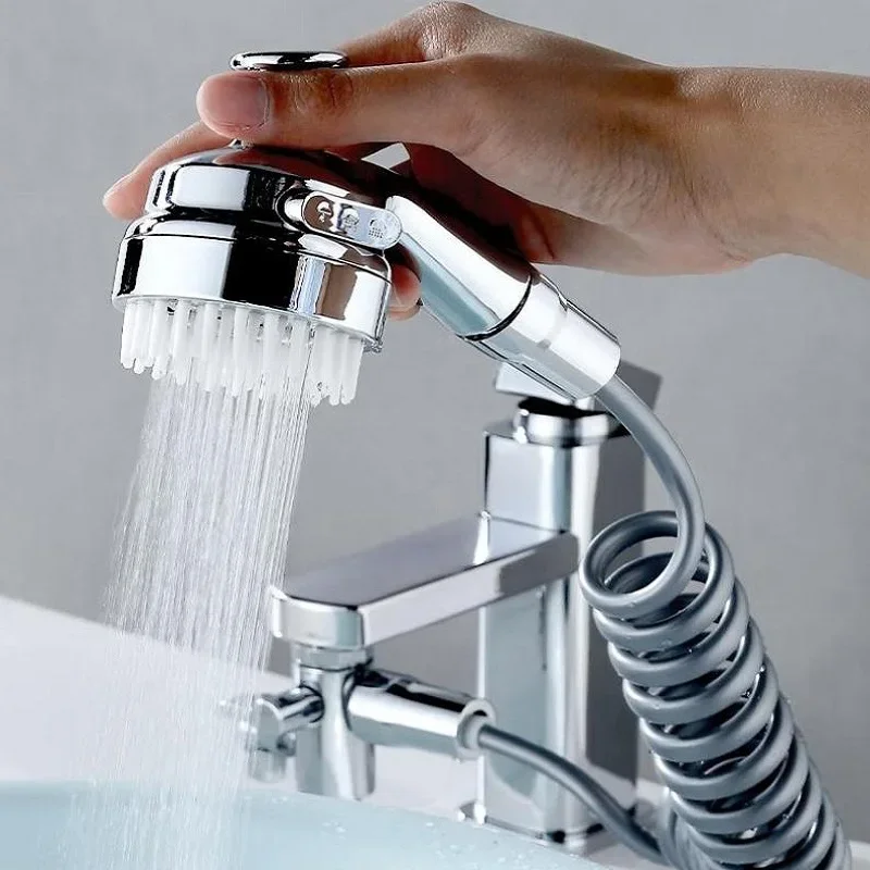 Faucet External Shower Set Copper Bathroom Multi-function Massage Pressurized Faucet Shower Toilet Basin Shampoo JJ1960JJI