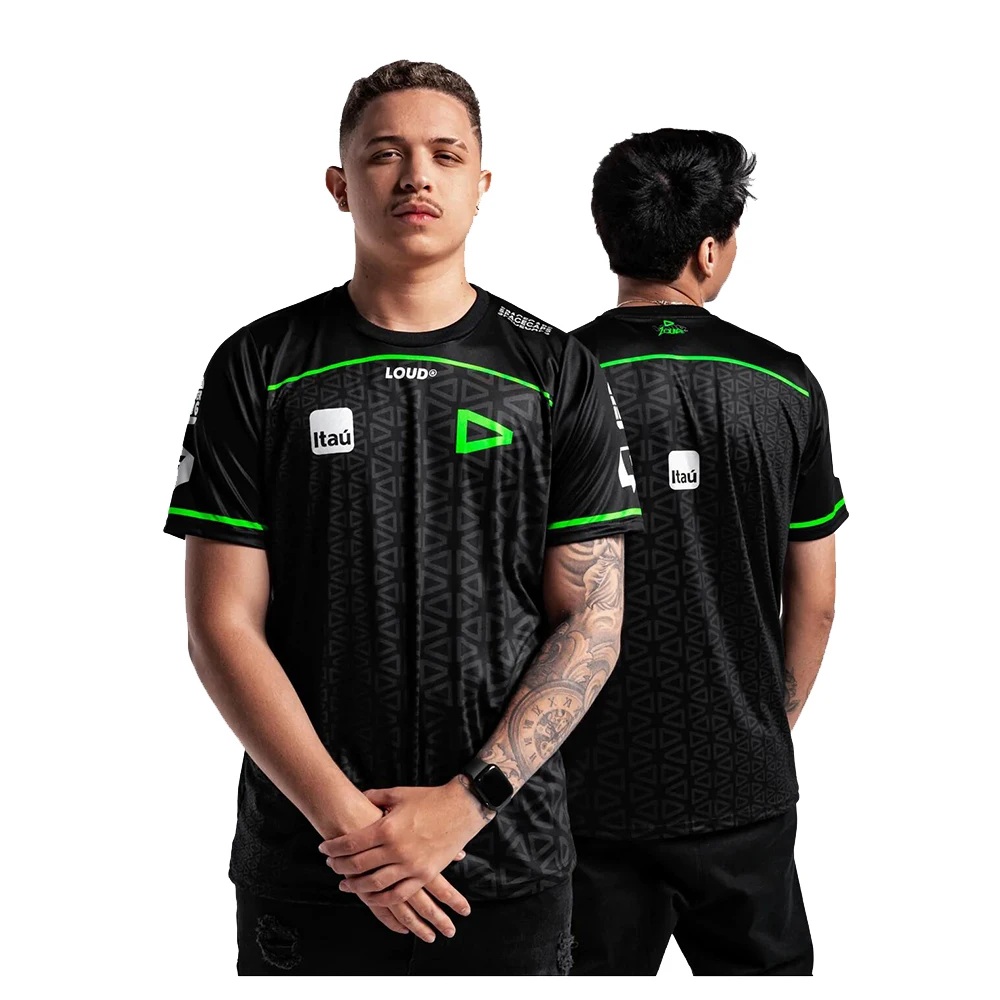 LOUD Esports Team Best SellersJERSEY HYDRA PRE LLL LOUD Jersey T-Shirt Uniform Men's And Women's Fan Shirt Free Customized Name