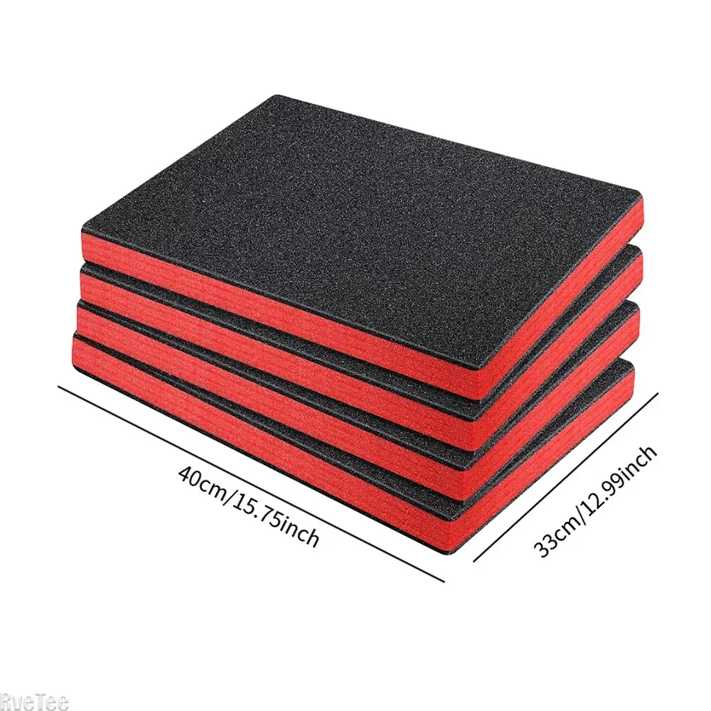 4Pcs toolbox Pearl cotton packaging lining High density cutting and flower arranging epe foam material