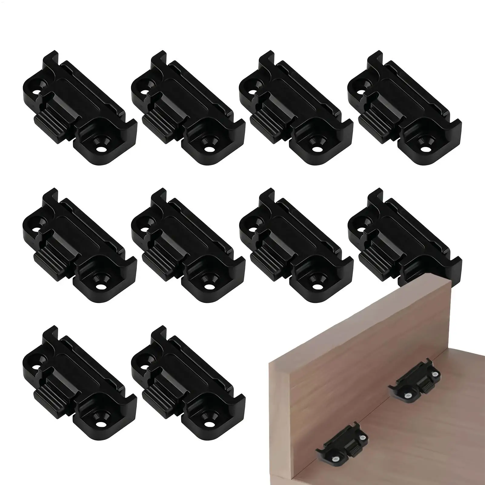 10Pcs Adjustable Plastic Retaining Clip Connectors/Roman Column Connector Joining Fixing Clip/Wall Panel Clip Connector