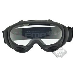 FMA Tactical Goggles Dust Fog UV Wind Prevention Lens Ski Goggles 2PCS Off-Road Goggle Cycling CS Game Eyewears
