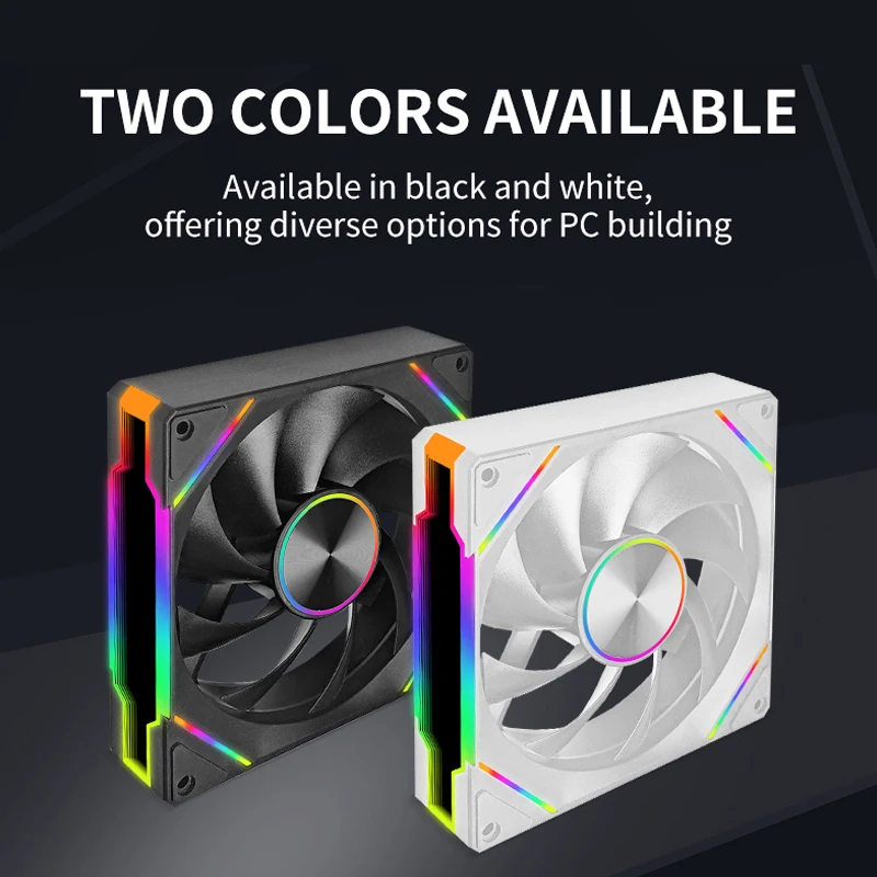 UPSIREN PF-14 PRO 140mm chassis fan Motherboard lighting synchronization/ ARGB+PWM Case fans Reqular/Reverse version optiona